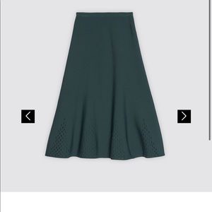 Sandro midi knit skirt